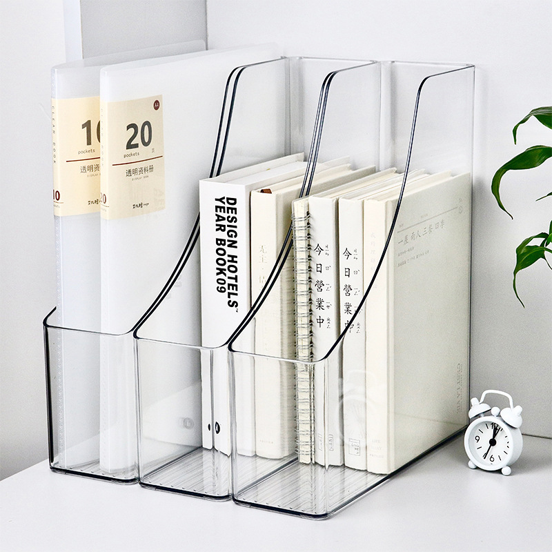 Binder Storage Box - Acryl A4 Aufbewahrungsbox für Dokumente, Kunststoff,
