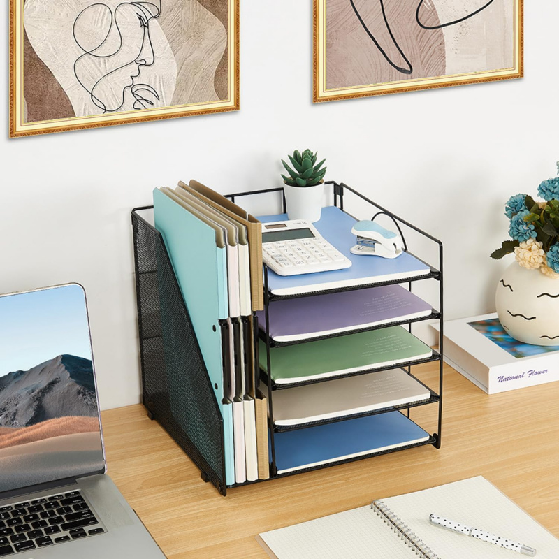 5 schicht Papier Datei Rack Bü – Binder Storage Box Bewertung und Preis