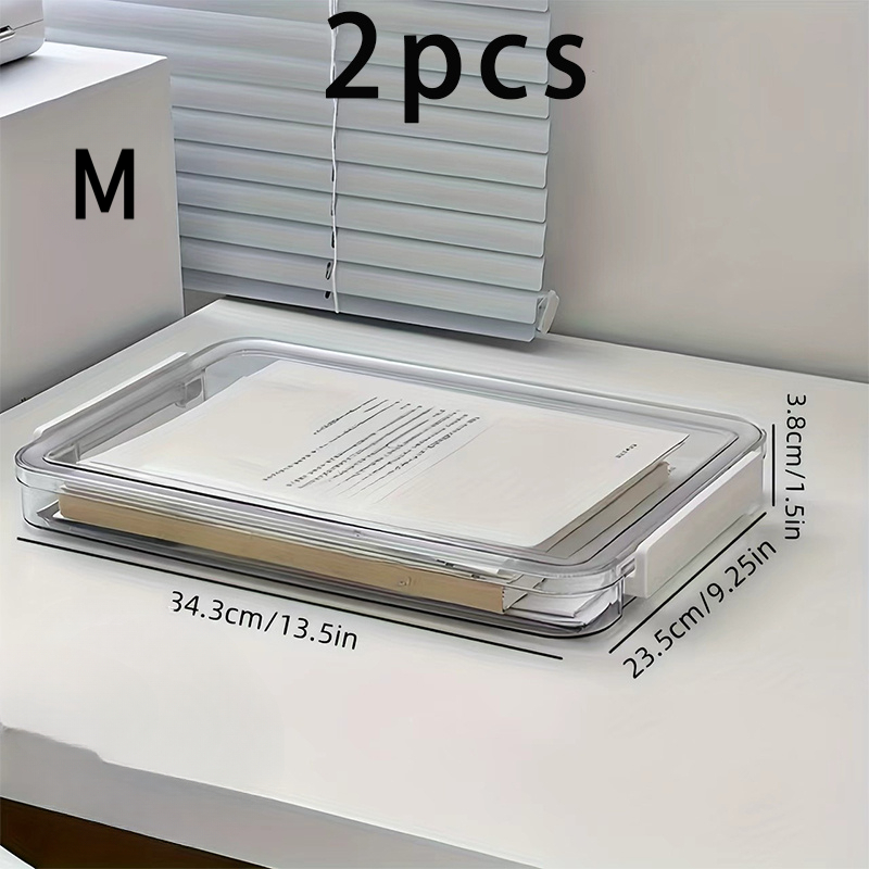 2er-Pack A4 Dokumentenaufbewah – Binder Storage Box Bewertung und Preis