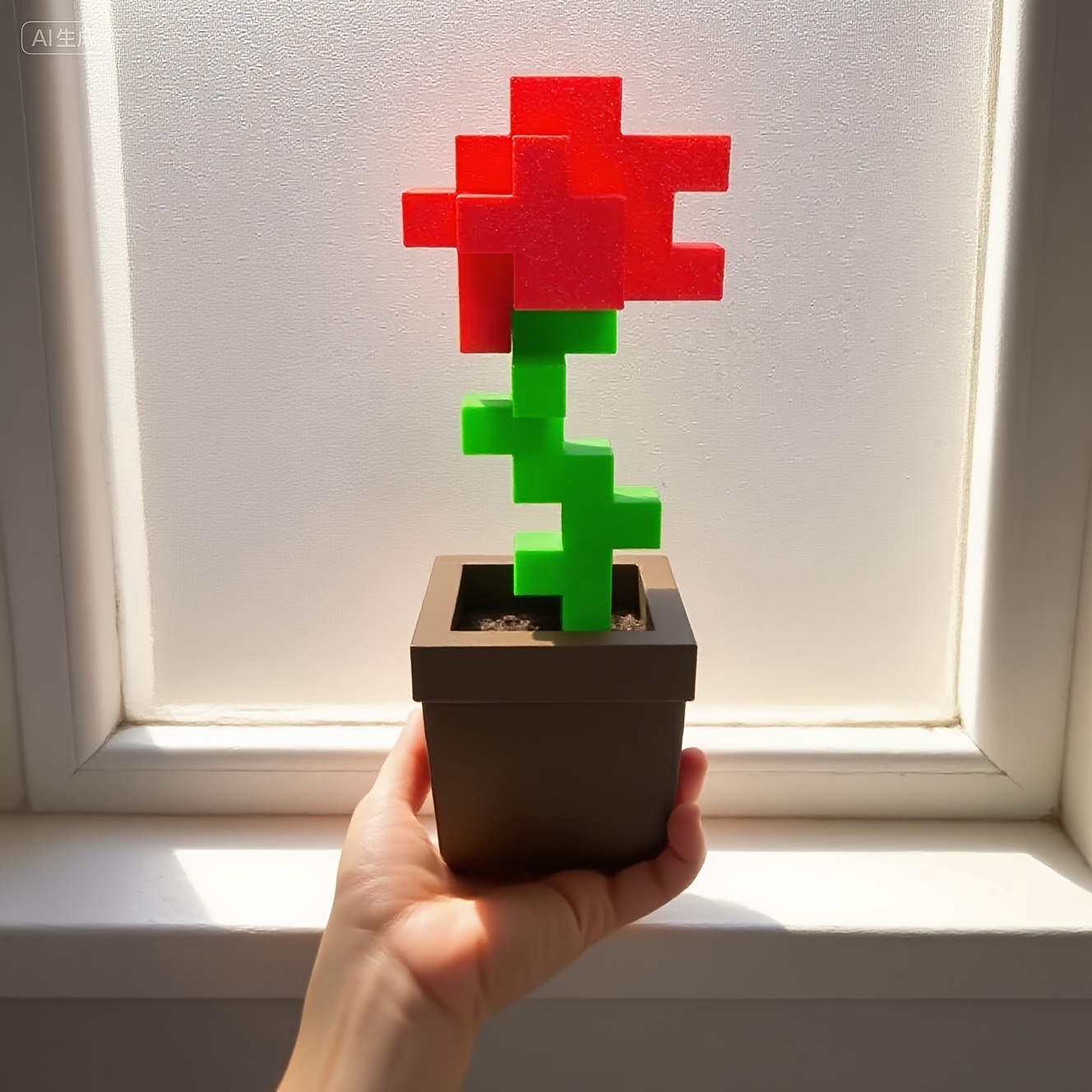 1 Stück Pixel-Rosenblumen-Orna – Office Furniture Hon Bewertung und Preis
