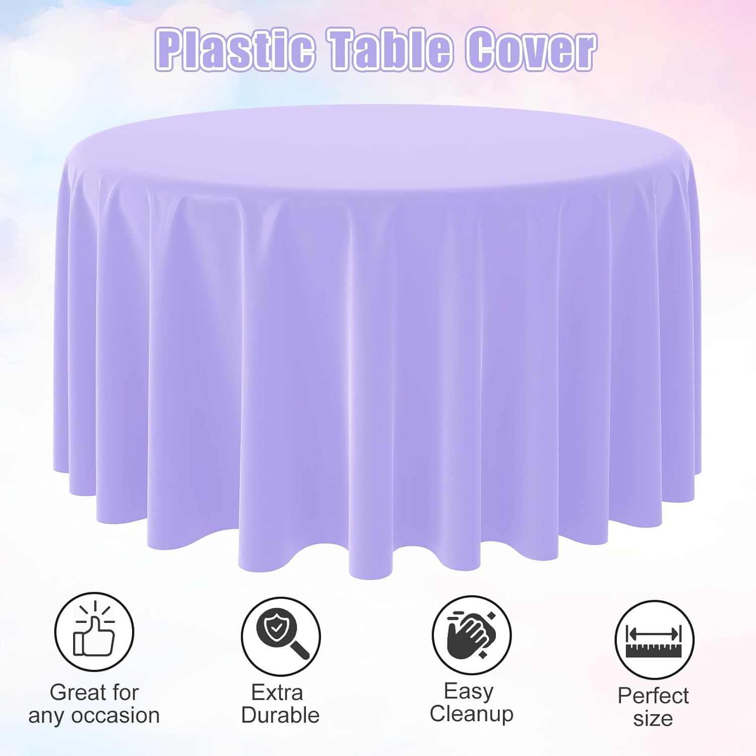 Runde einfarbige Einweg-Tischd – Conference Table Round Bewertung und Preis